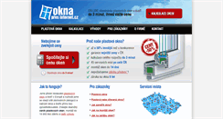 Desktop Screenshot of oknapresinternet.cz